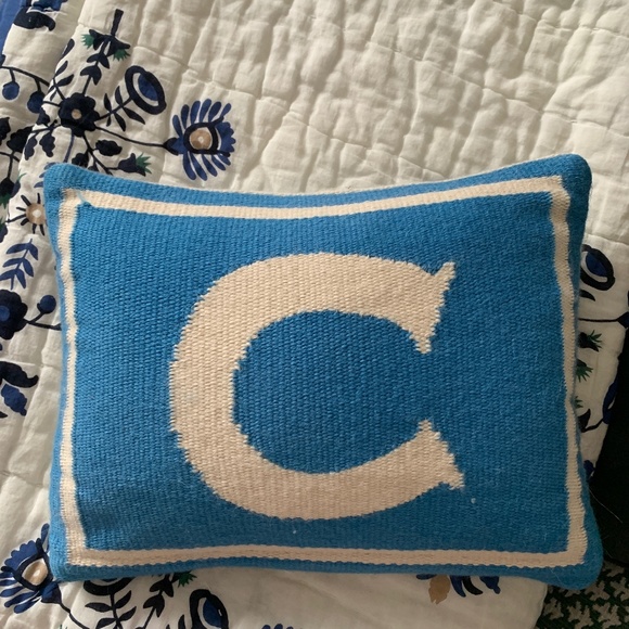Jonathan Adler “C” pillow - Picture 1 of 2
